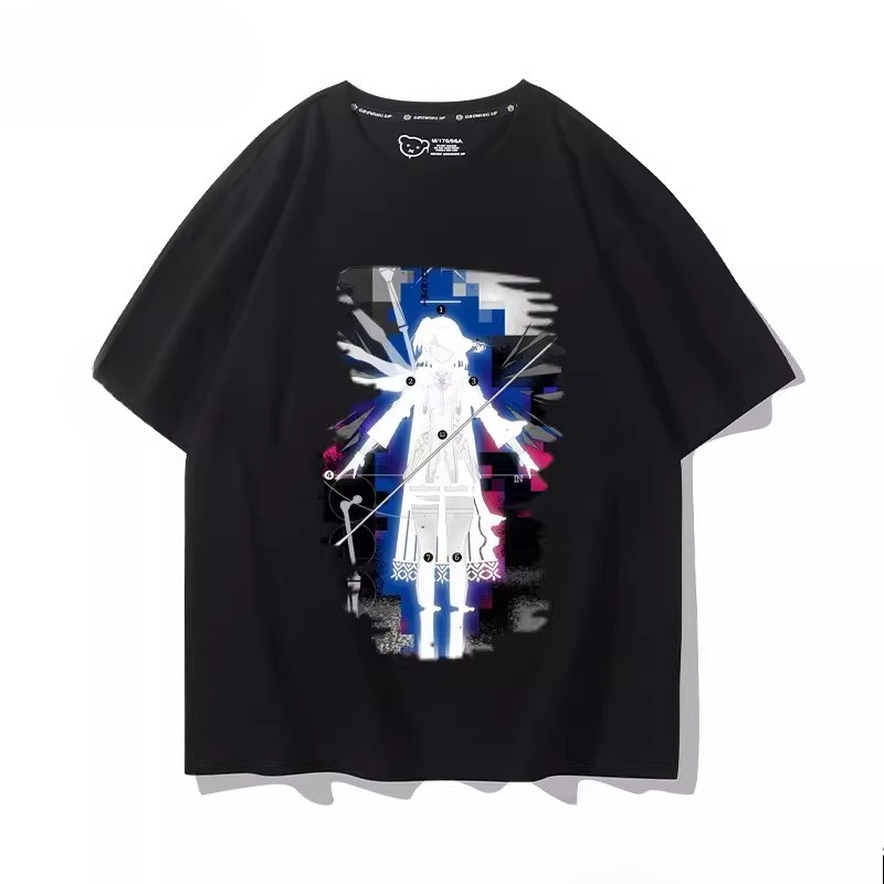 Anime Arknights Graphic T Shir - Popular Anime Merchandise review and price