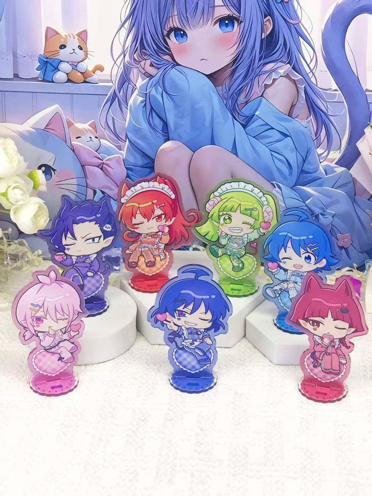 Iruma-kun Chibi Maid Style Acr - Anime Merchandise Collection review and price